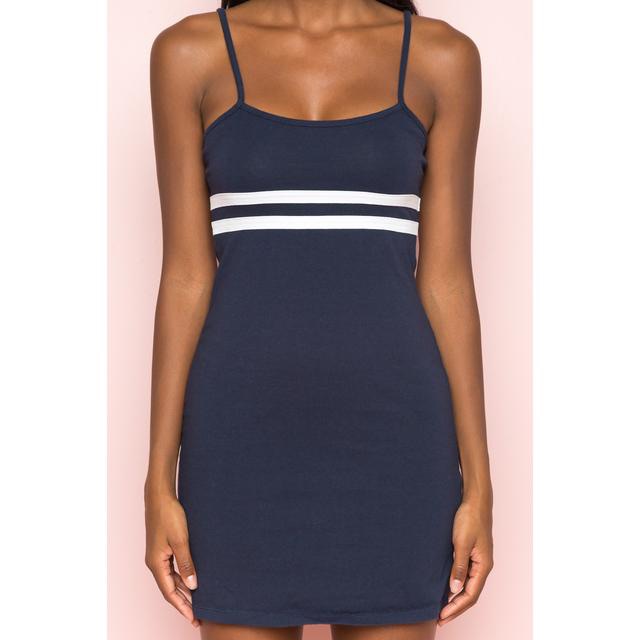 Nwot Navy Brandy Melville Lilian Mini Dress